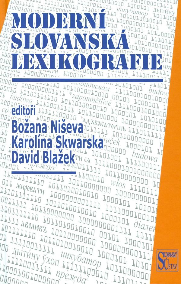 Moderní slovanská lexikografie obálka
